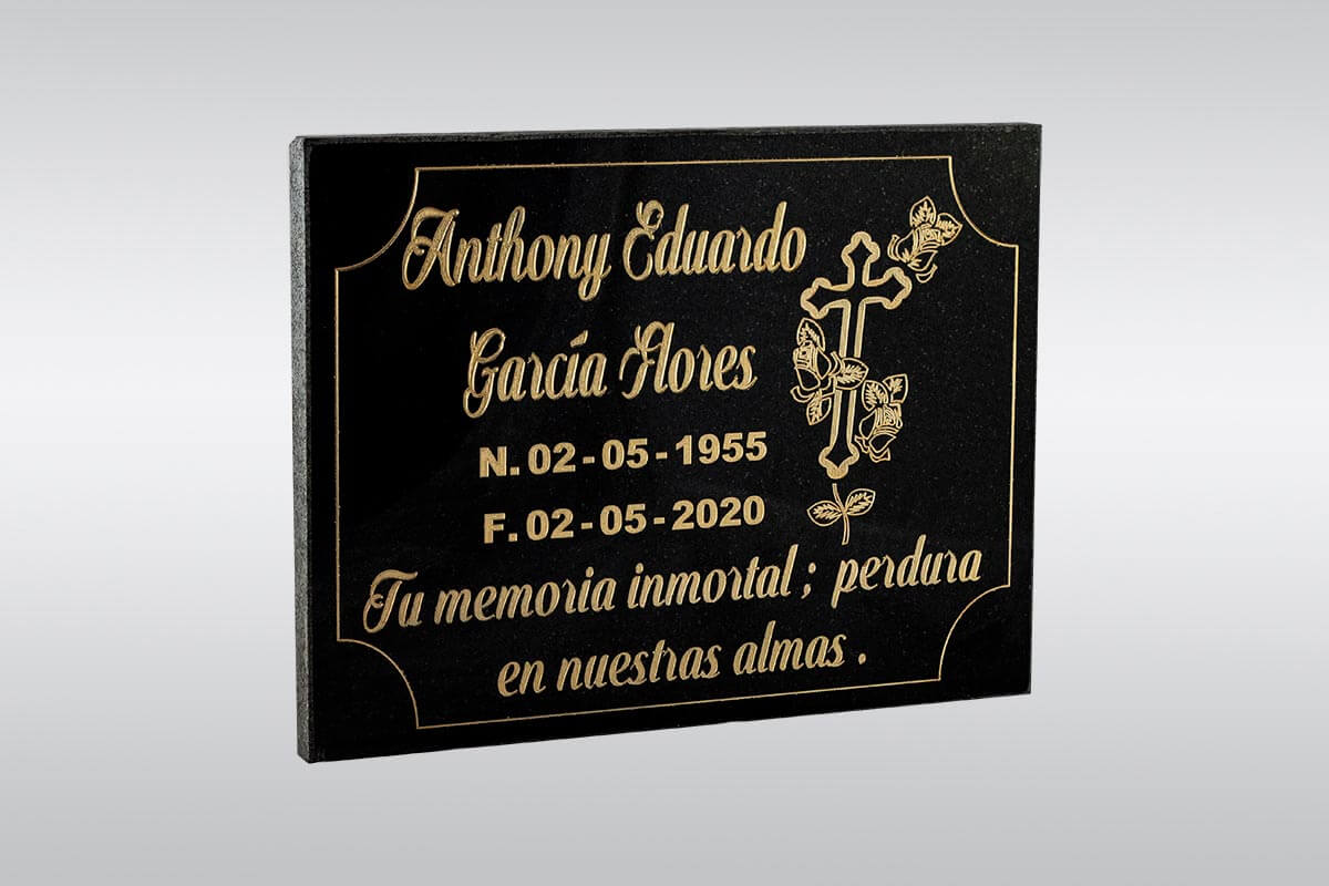 Placa de granito negro absoluto