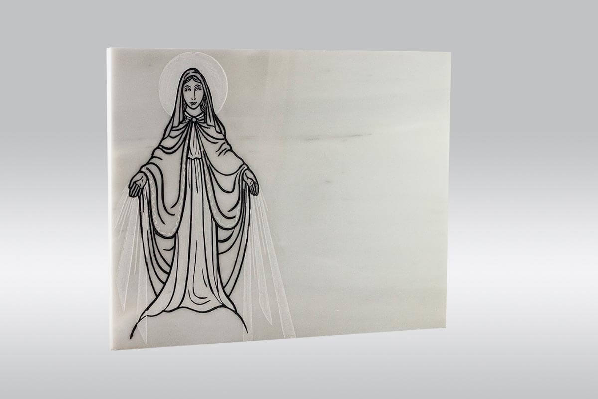 Placa de mármol blanco Alejandra