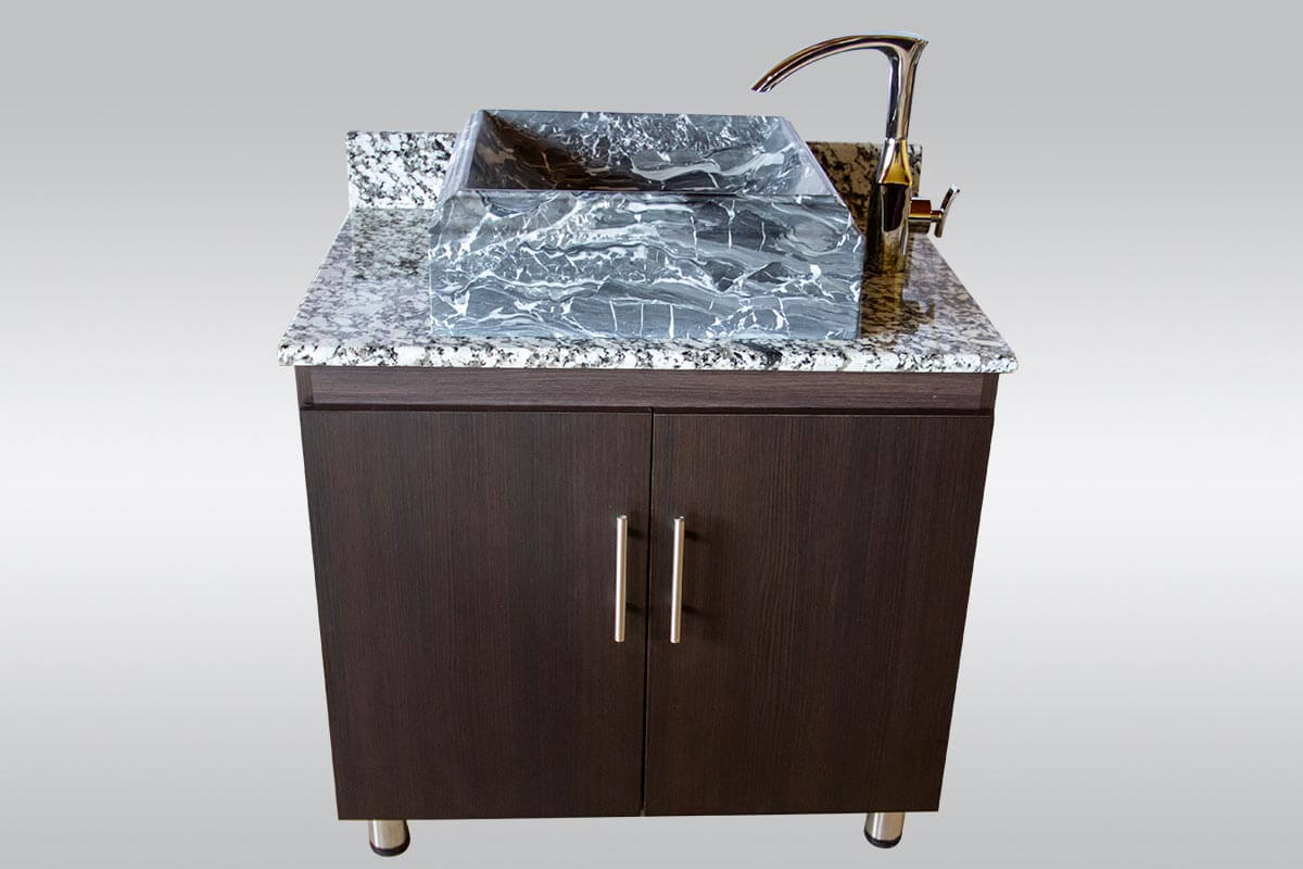 Lavamanos de mármol negro Las Minas