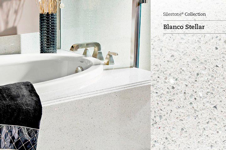 Sobre de cuarzo Silestone Blanco Stellar