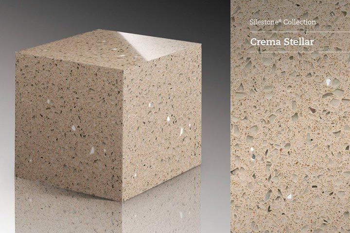 Sobre de cuarzo Silestone Crema Stellar