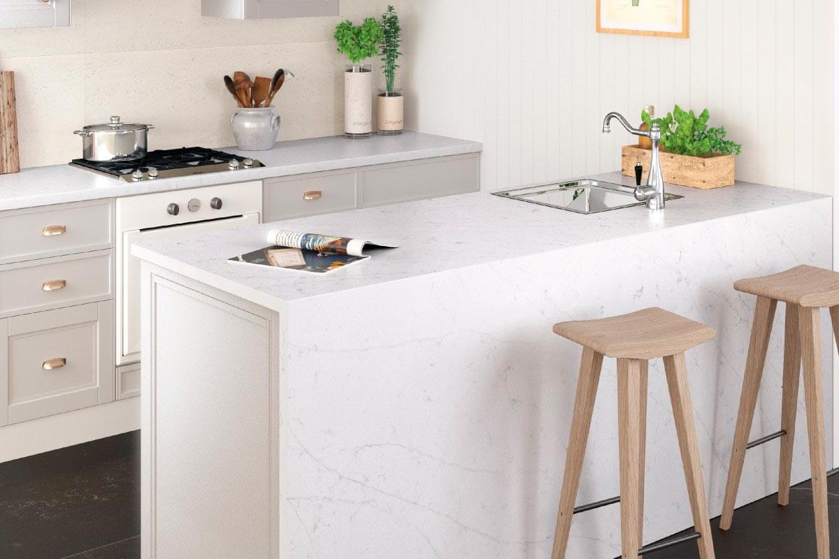 Sobre de cuarzo Silestone Eternal Statuario