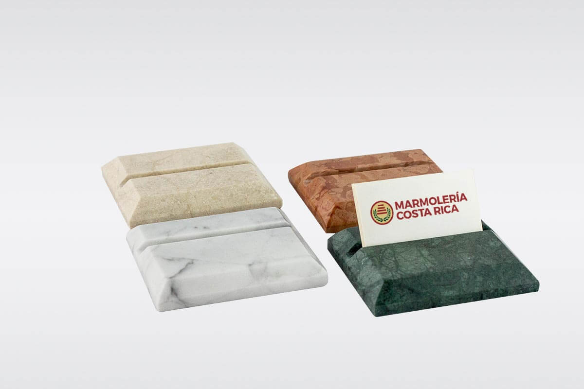 Portatarjetas de mármol